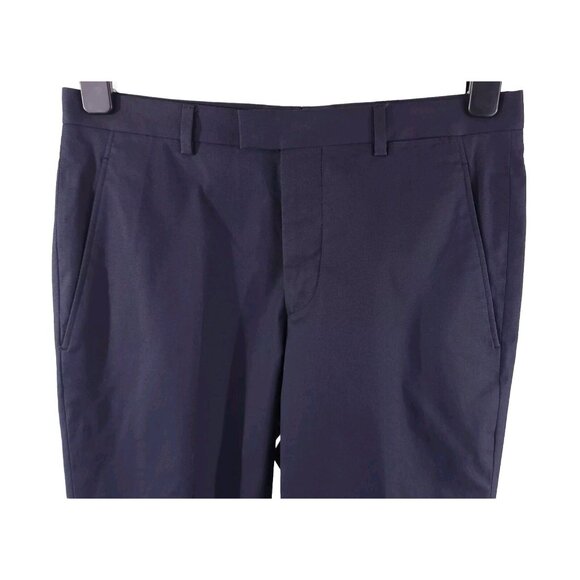 Jil Sander by RAF Simons Tailor Made Trousers 44 US M Navy Cotton Stretch Pant - Picture 2 of 7